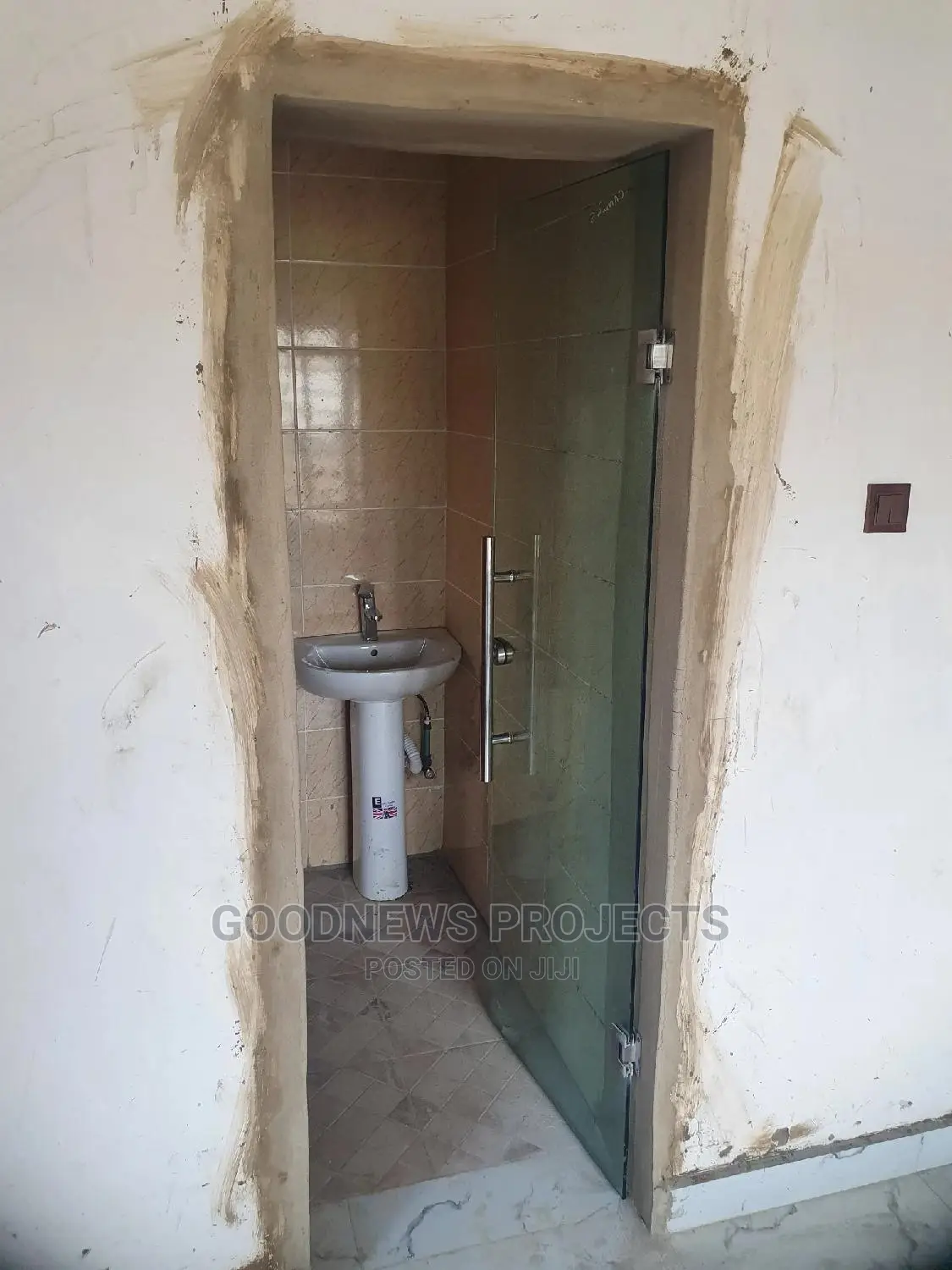 Glass Toilet Door
