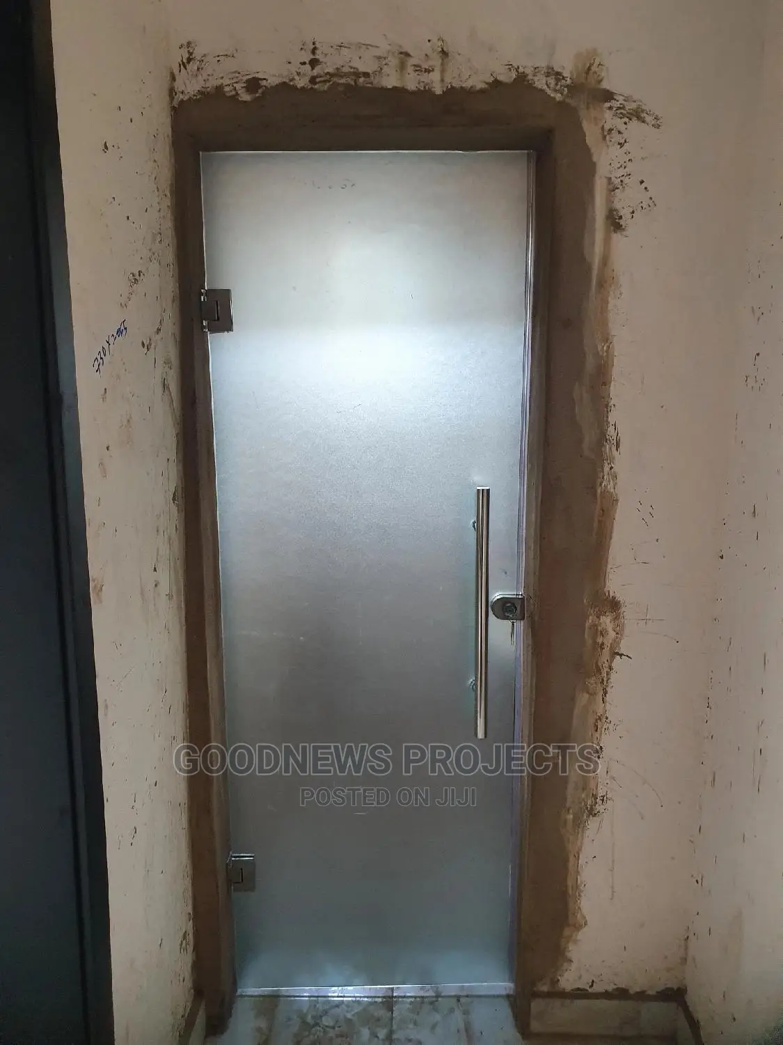 Toilet Frosted Glass Door