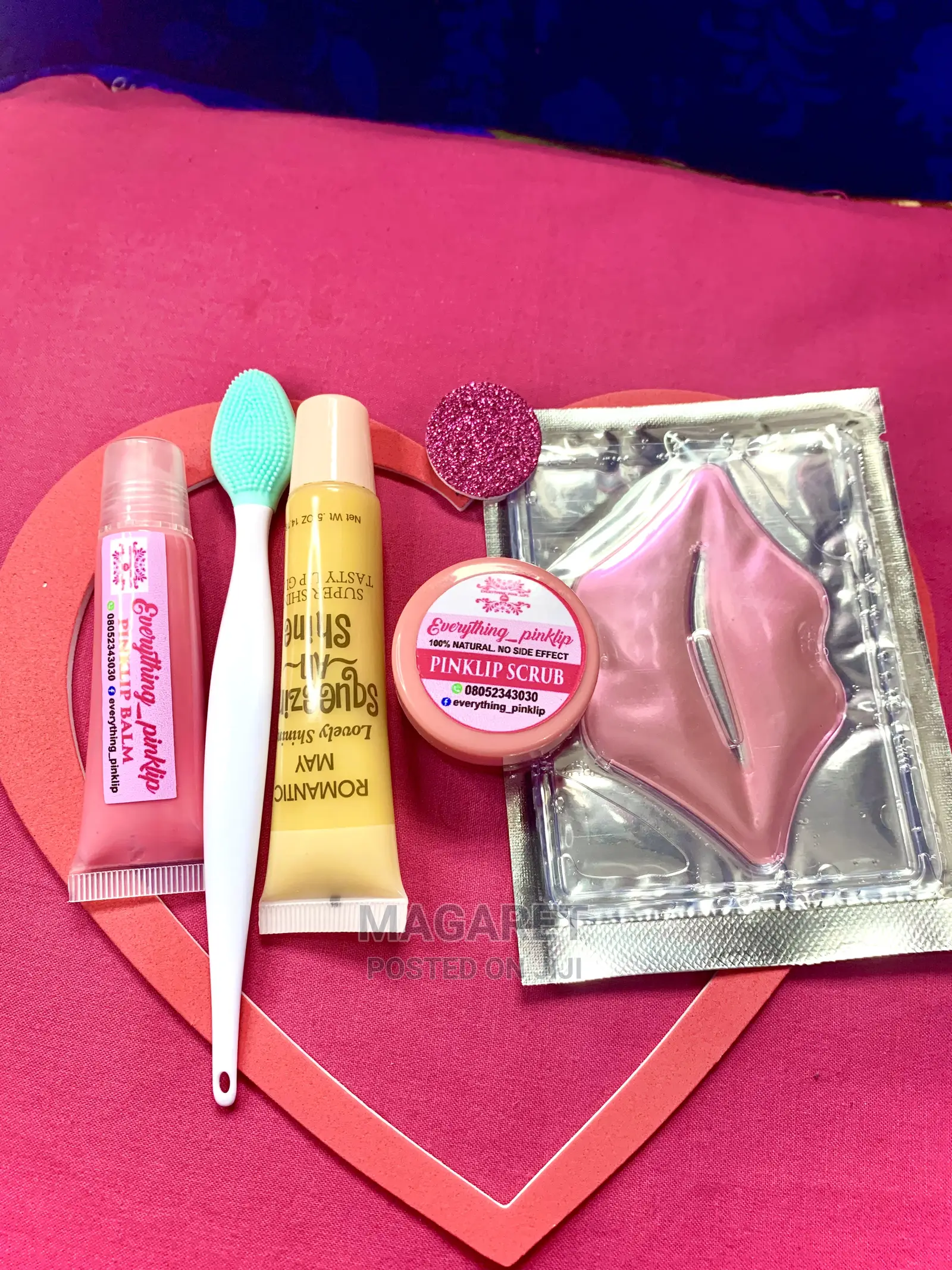 Pink Lip Balm(Pinklip Balm and Scrub)