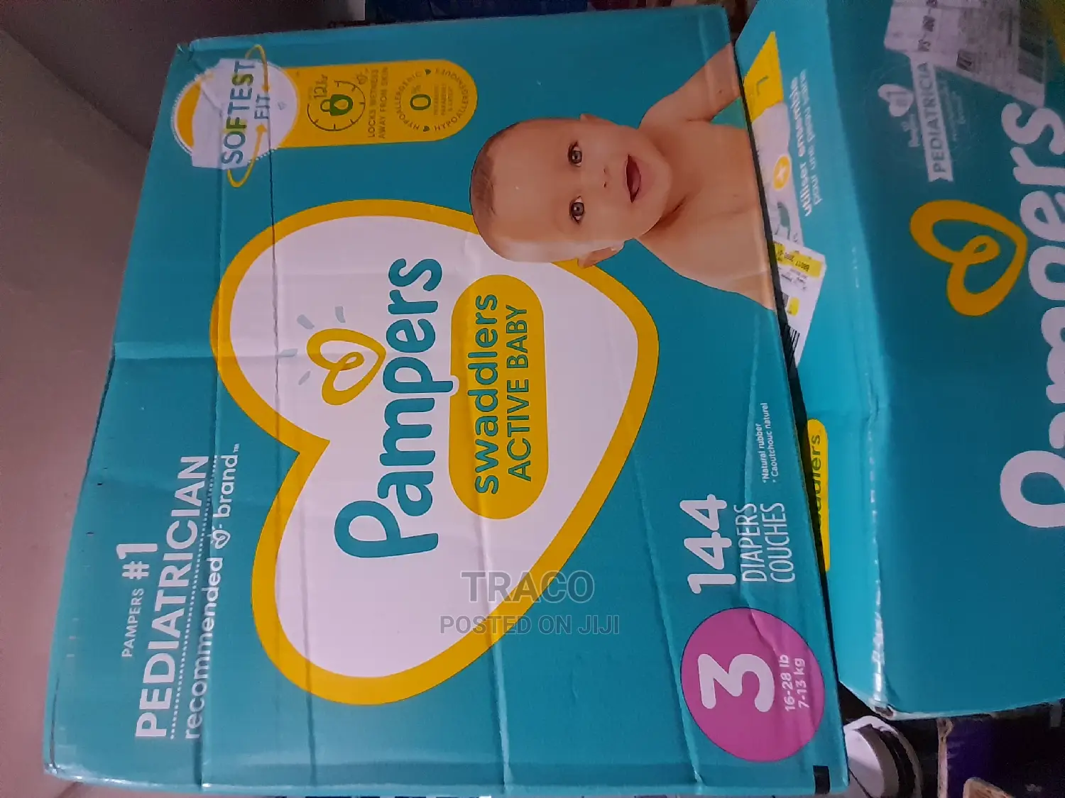 Pampers Swaddlers Diapers, Size 4, 1 Month Supply (124count)