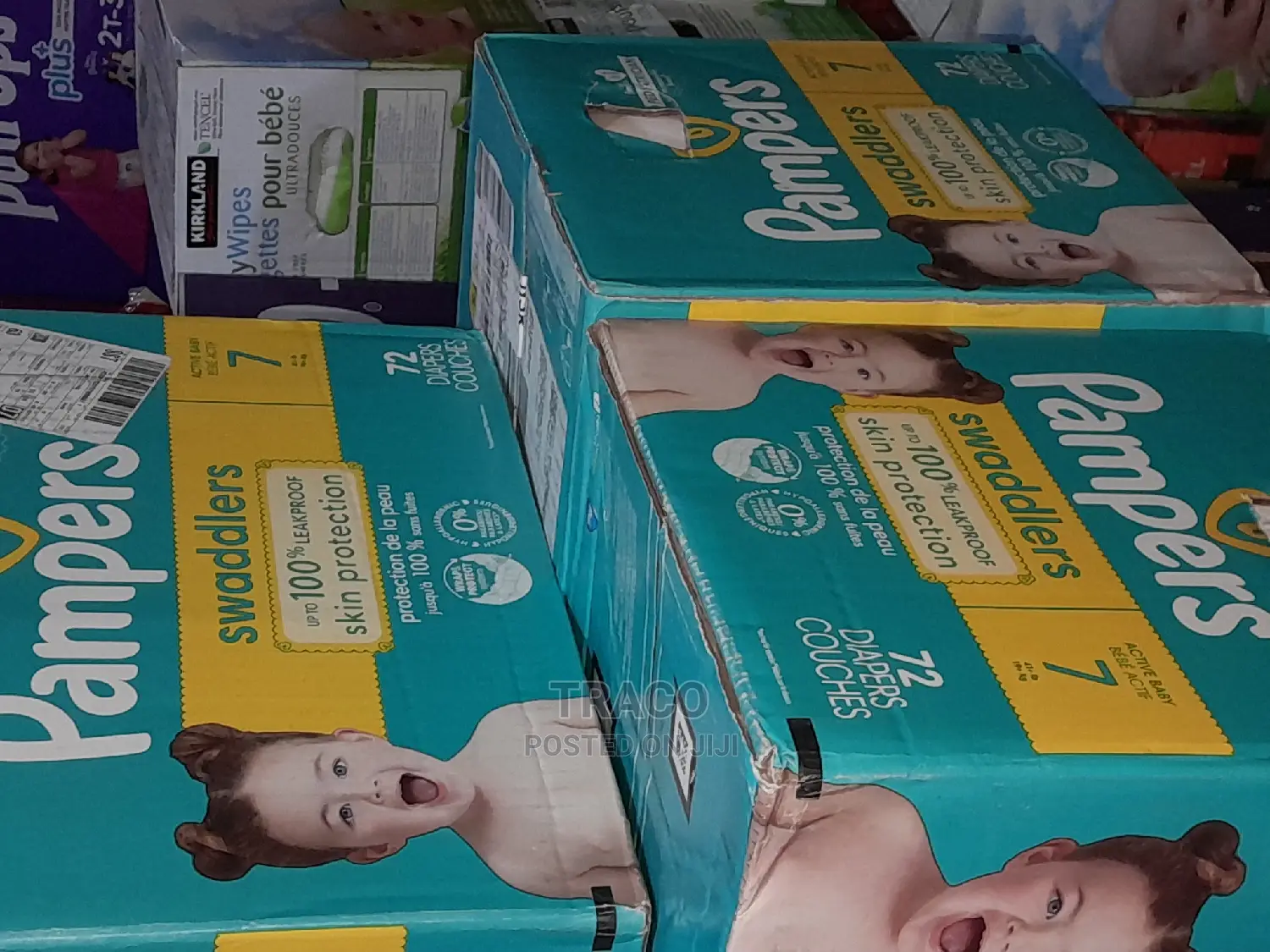 Pampers Swaddlers Diapers, Size 4, 1 Month Supply (124count)