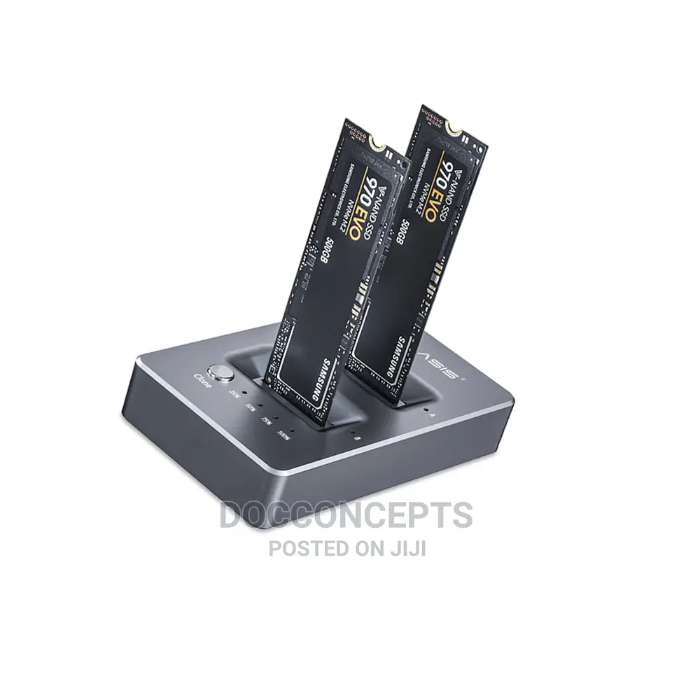 Double M.2 SSD Docking Station