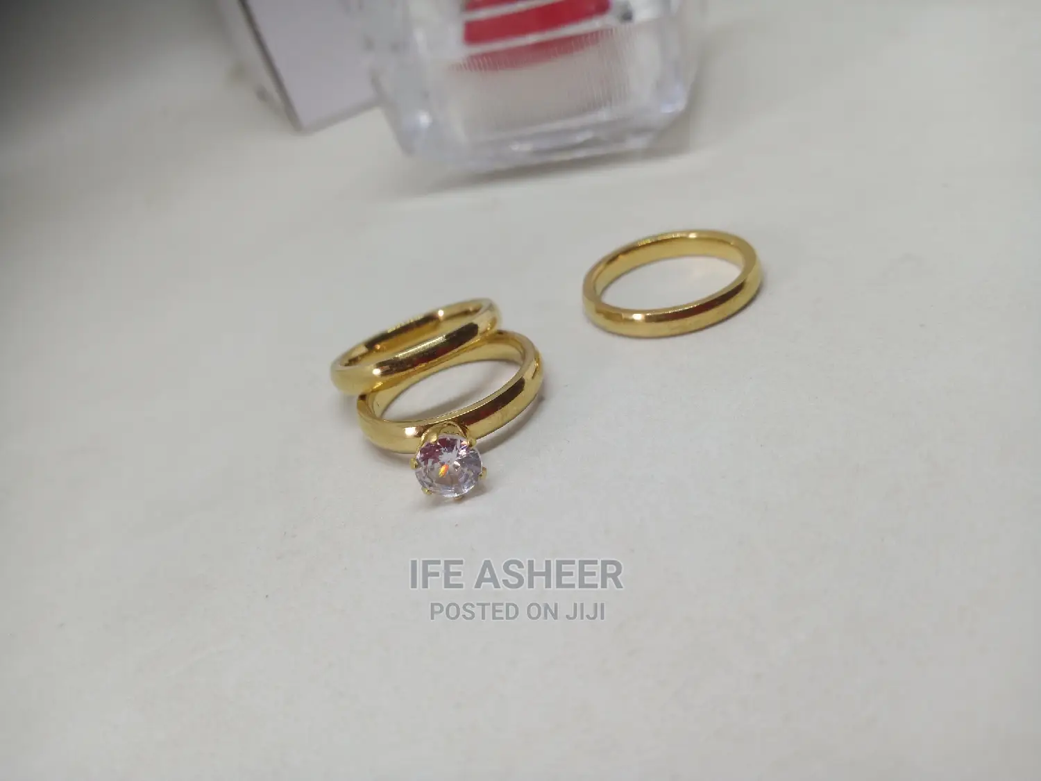 Couples Low Budget Set of Wedding Ring - Gold