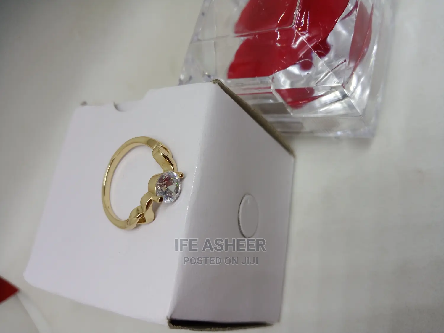 Beautiful Rose Gold Ladies Proposal Ring - Size 6