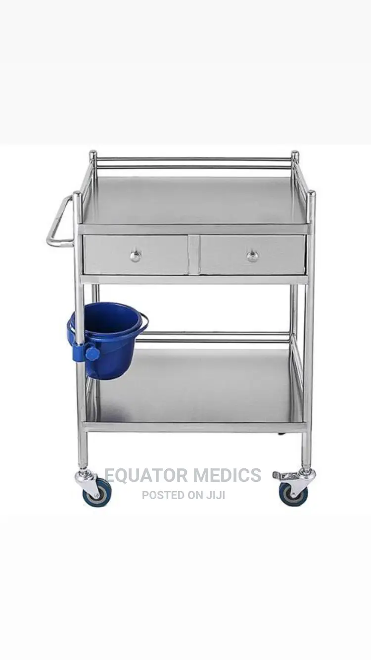 Stainless Steel Hospital Medicine Trolley Bt125 ( Axiom)