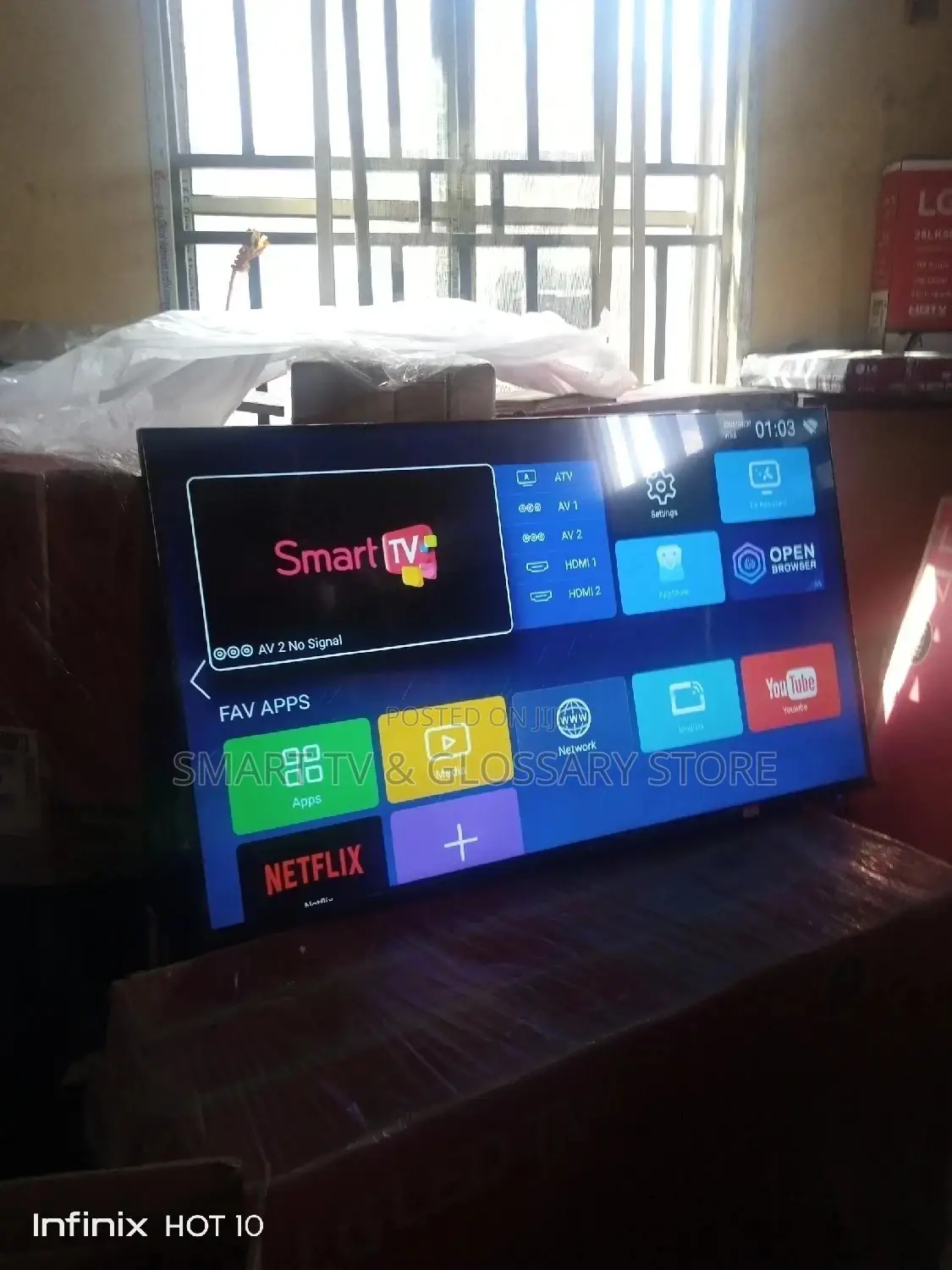 65 Inches WEB BOS LG Smart Tv Plus 2 HDMI