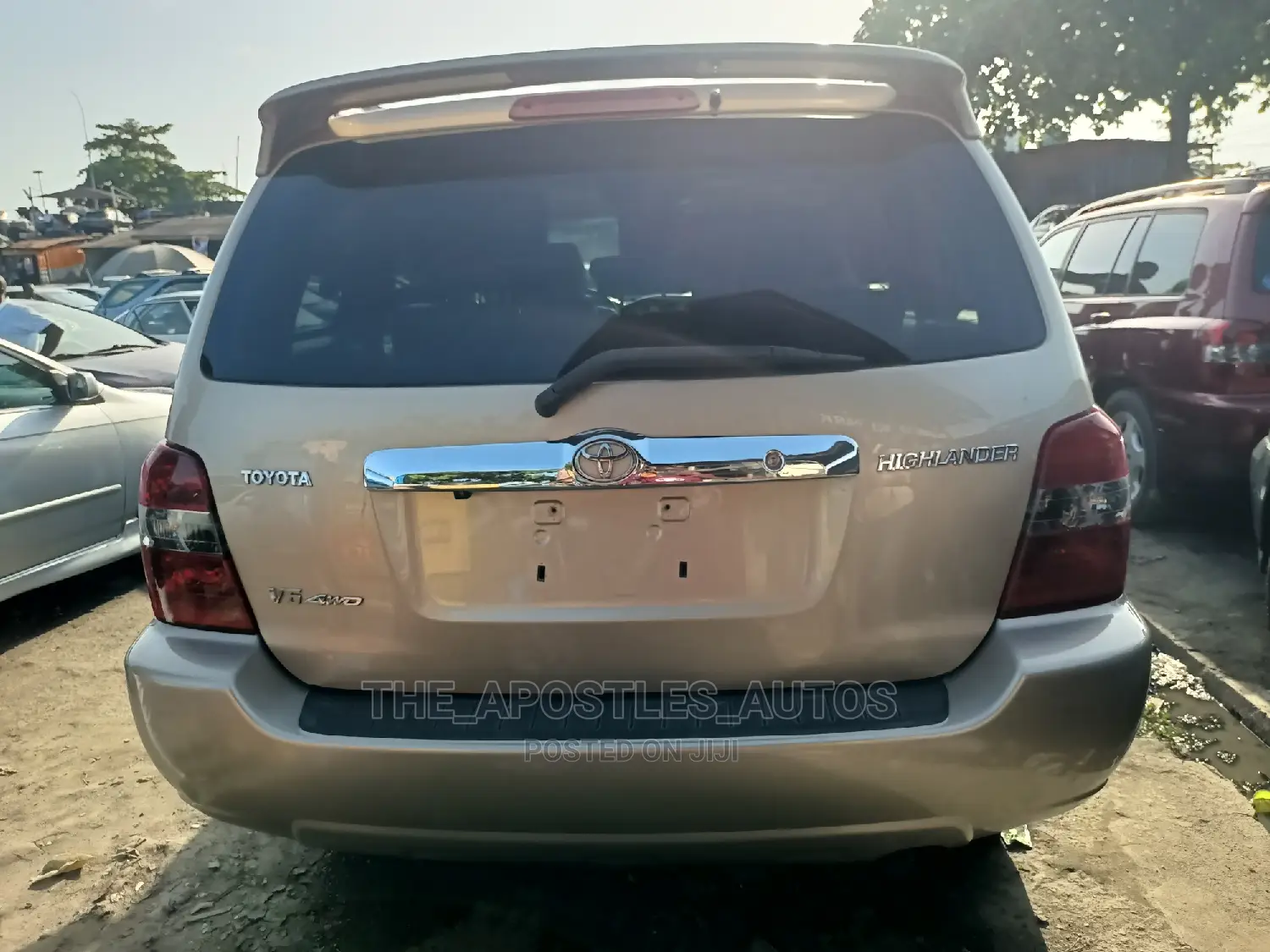 Toyota Highlander V6 4x4 2005 Gold