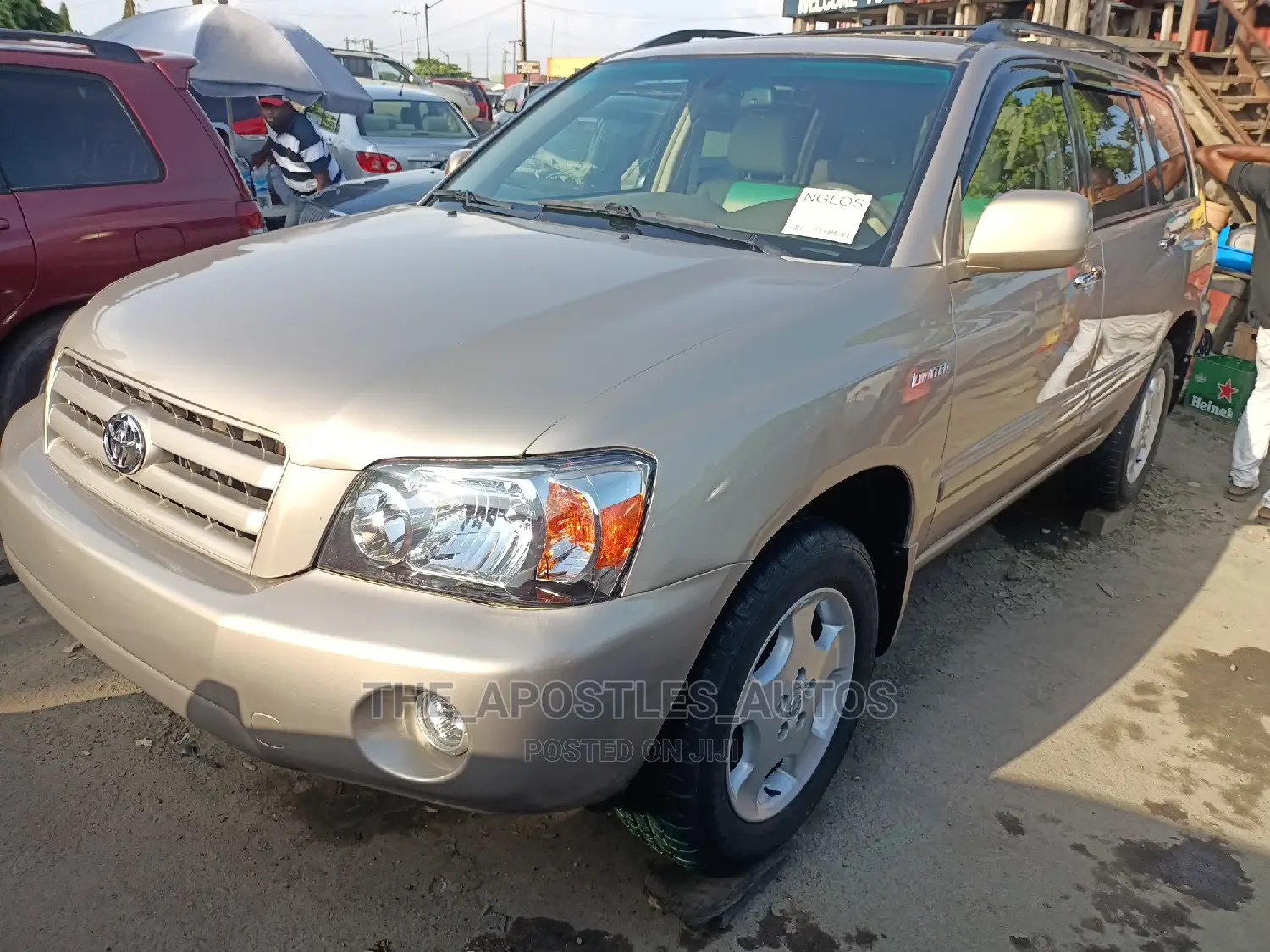 Toyota Highlander V6 4x4 2005 Gold
