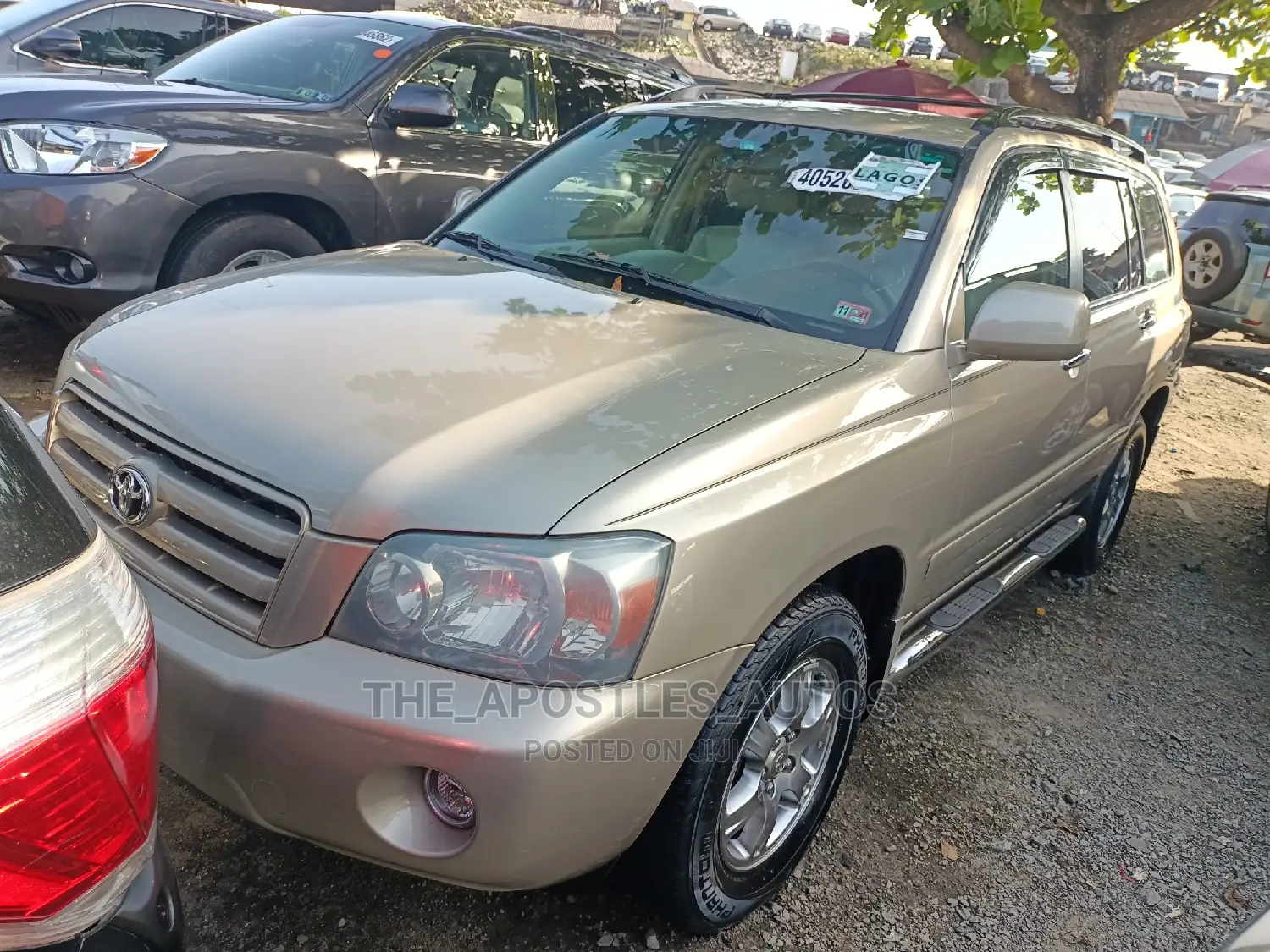 Toyota Highlander V6 2006 Gold