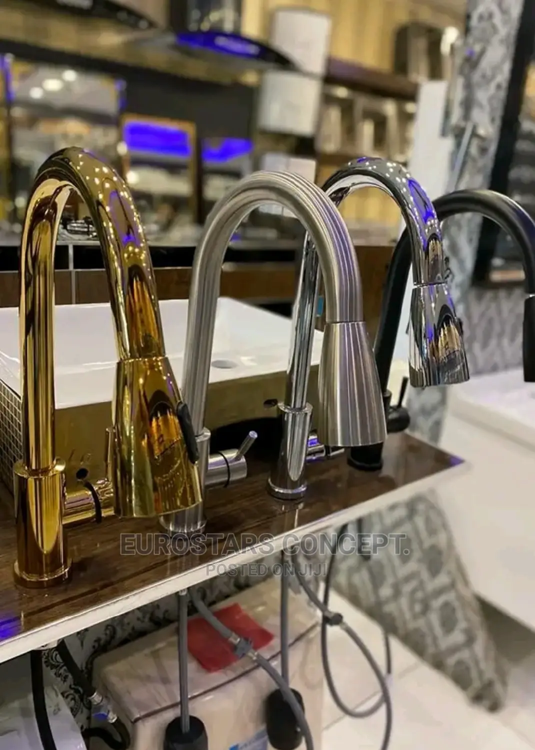 Gold Kitchen Sink Mixer Tap