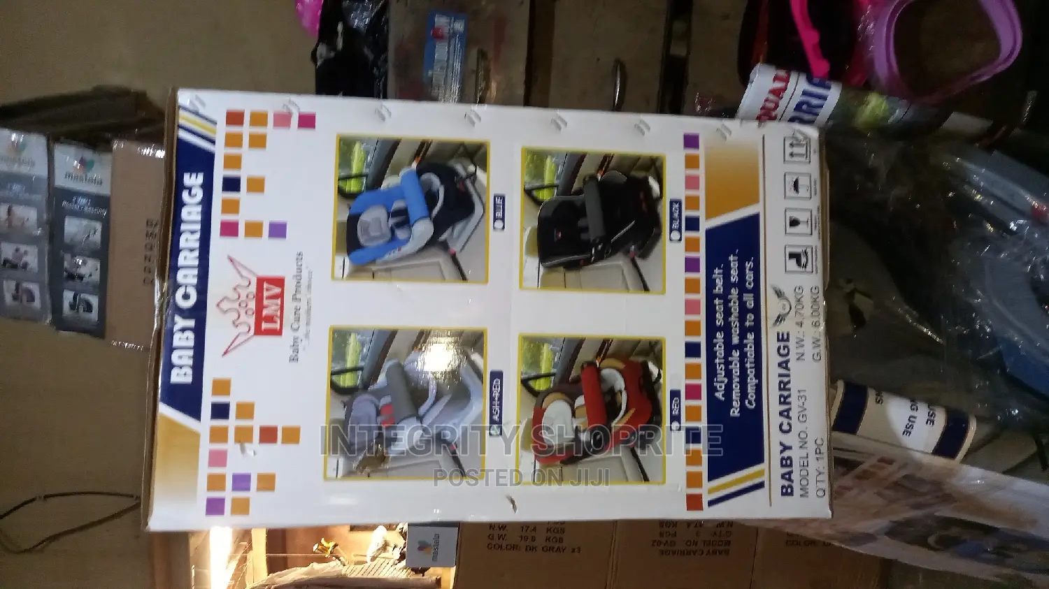 LMV Baby Car Seat Carrier 18 Months to 5 Years