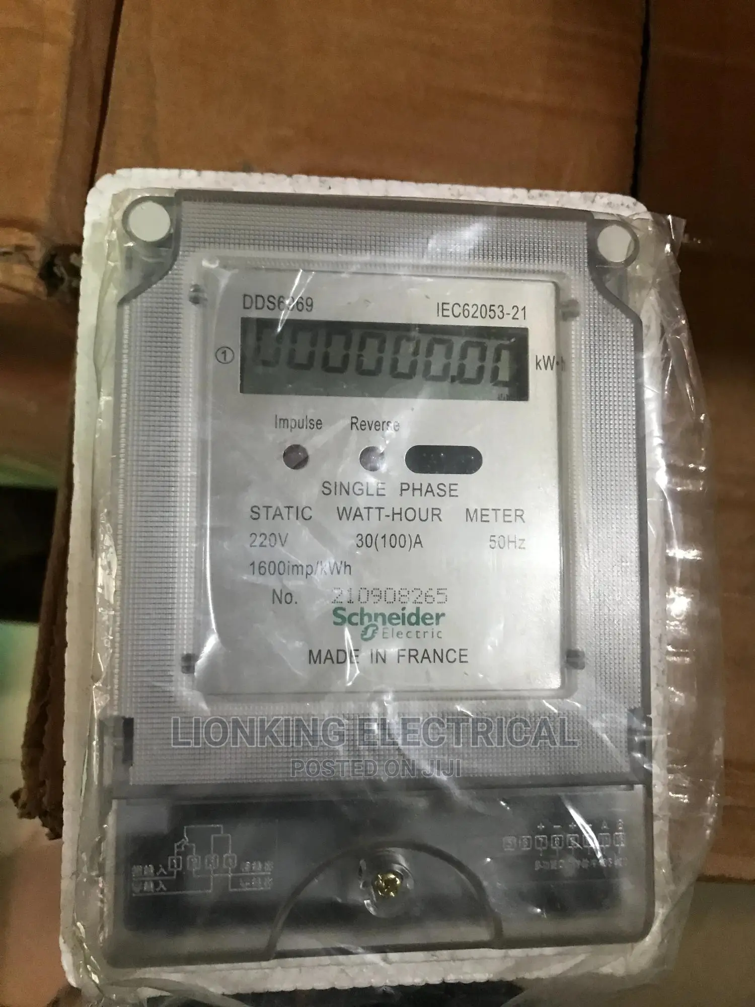Schneider Single Phase Meter