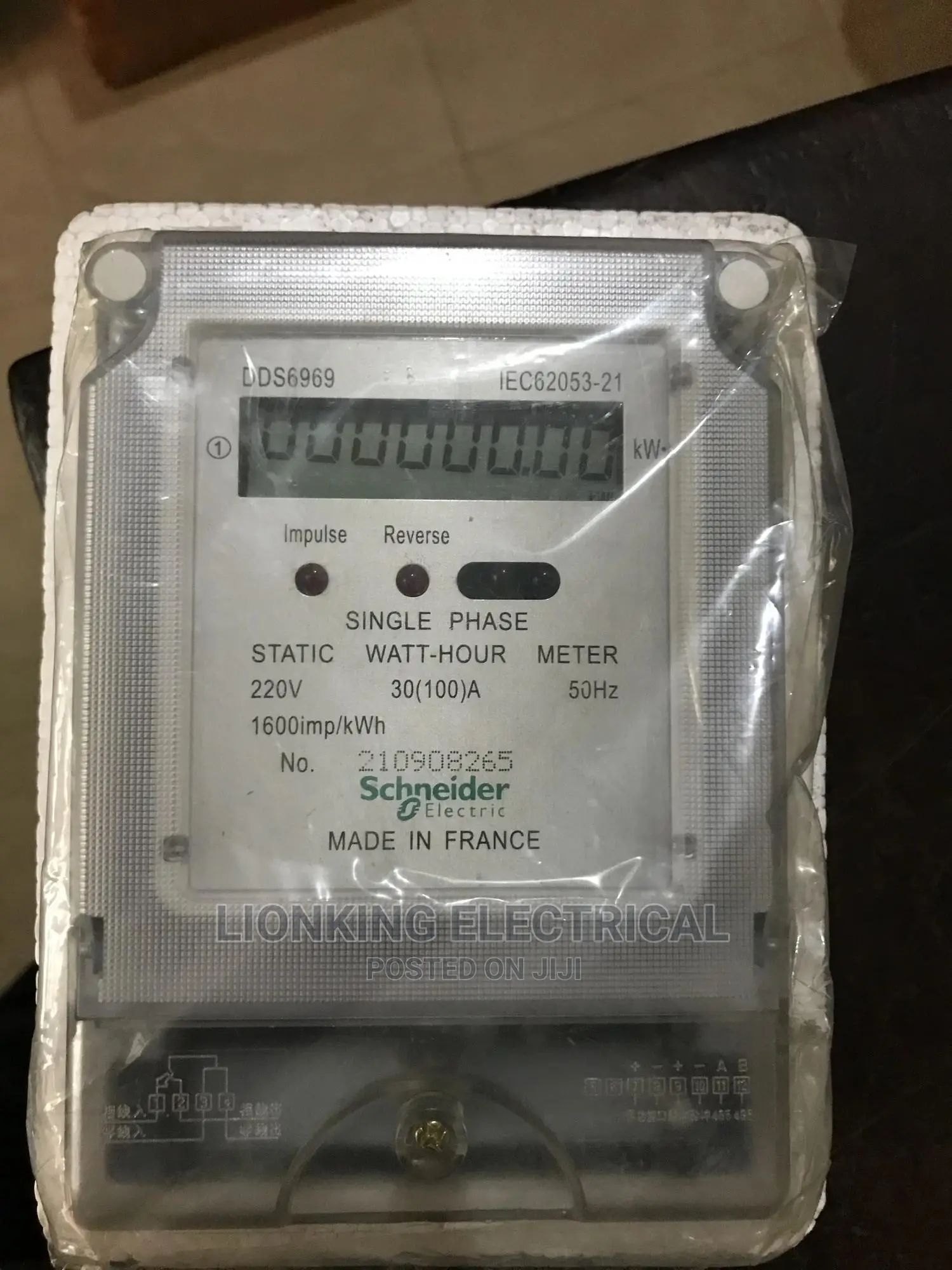 Schneider Single Phase Meter