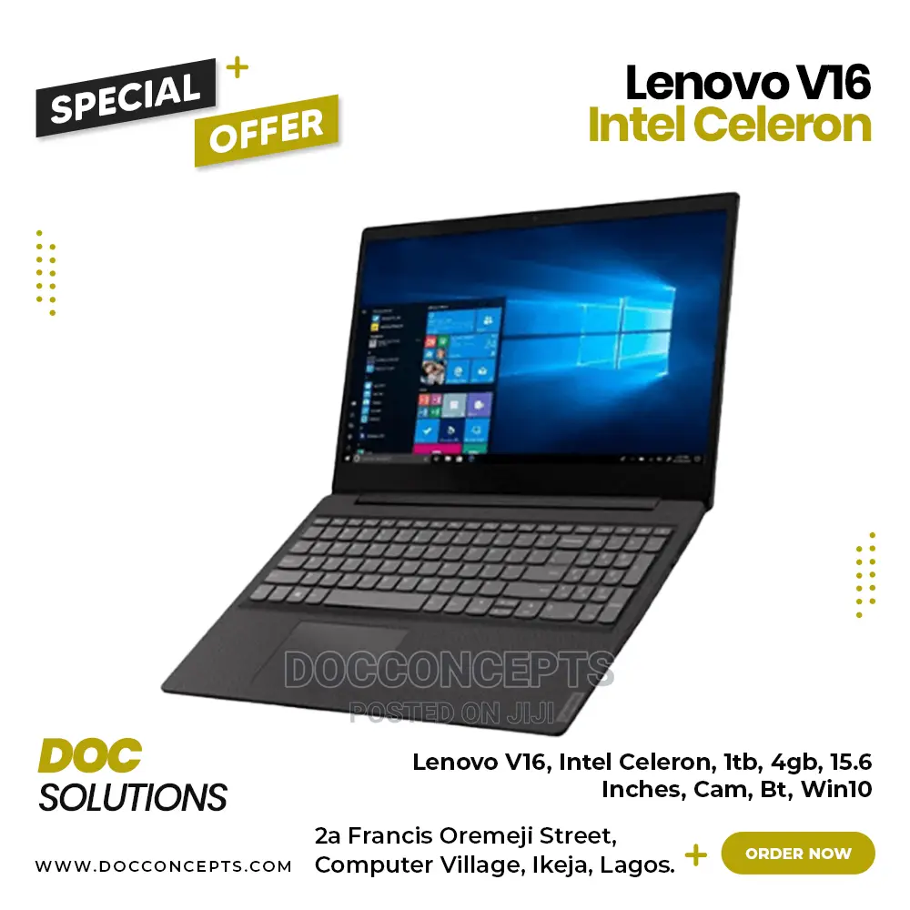 New Laptop Lenovo 4GB Intel Celeron SSD 1T