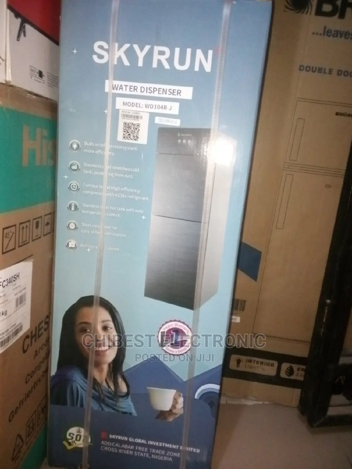 Skyrun Water Dispenser Model Wd104r-J With Warranty