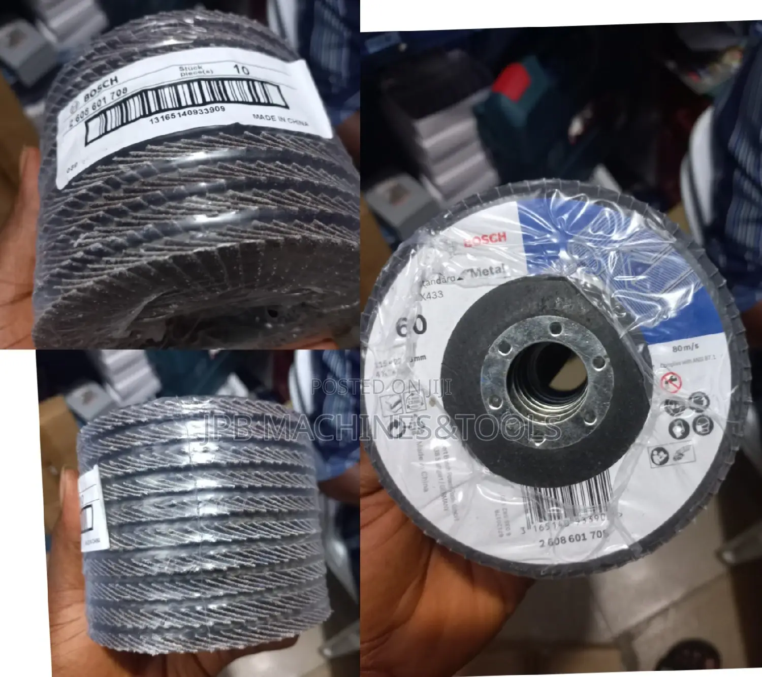 Bosch Flap Disc / Matel Sampaper 10pcs