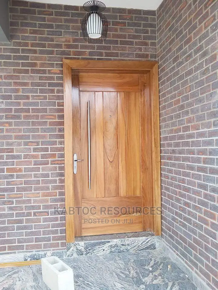 Nigerian Wood Armoured Door