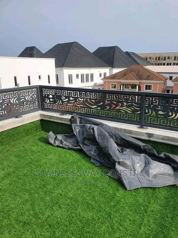 Lasercut Railing at Gwarimpa District Abuja