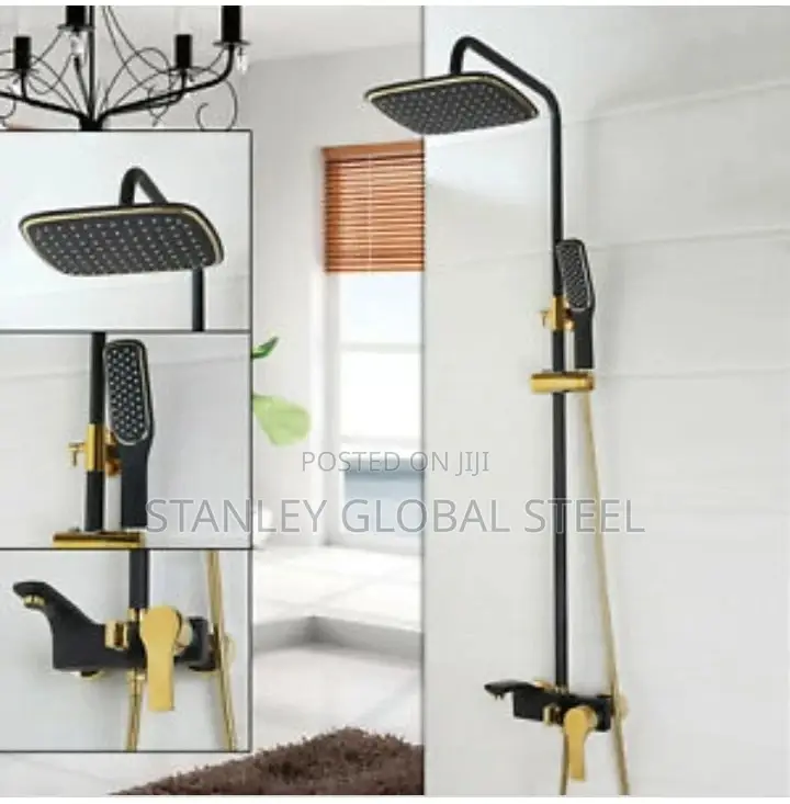 Standard Black and Gold Shower