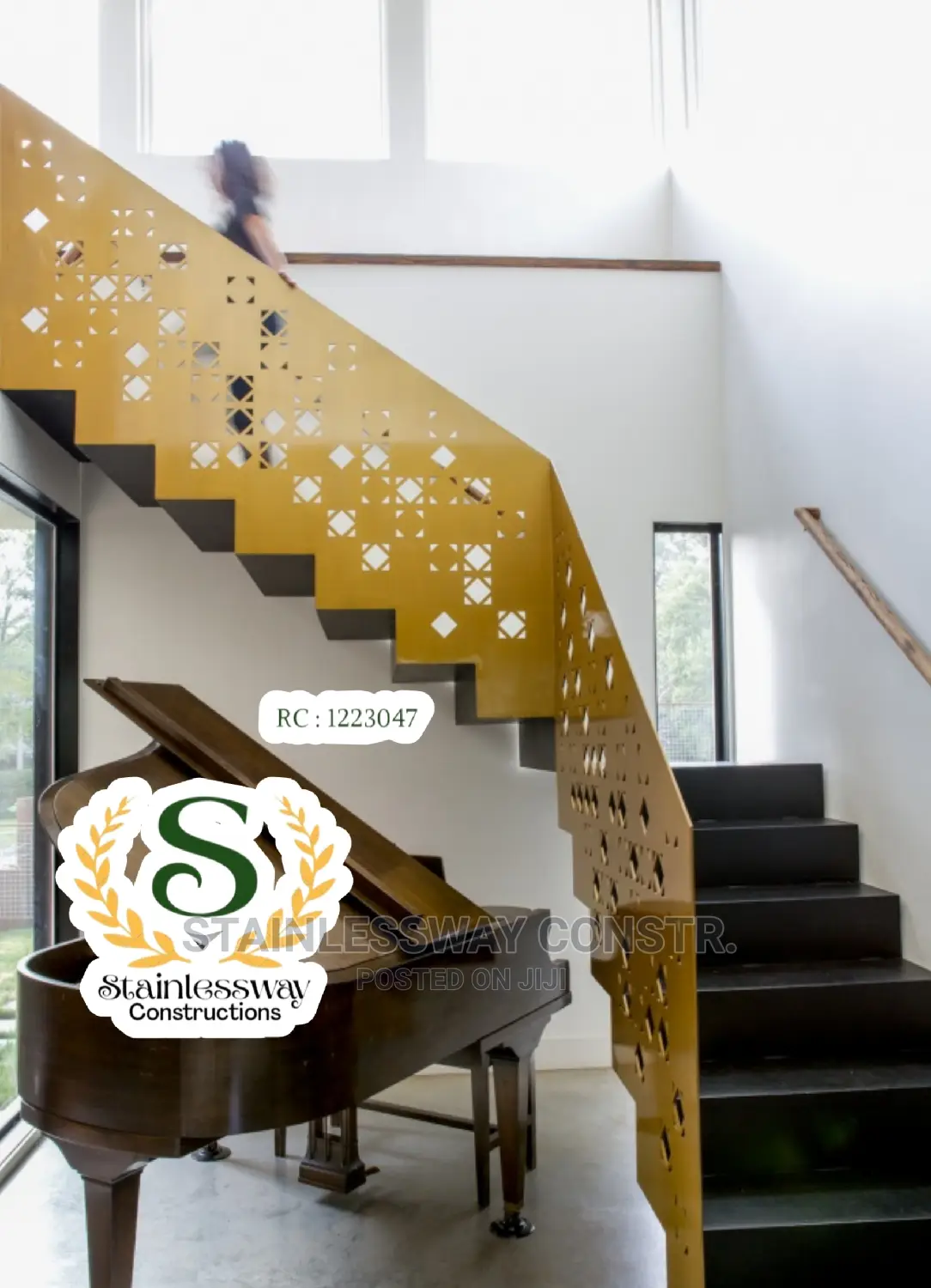Lasercut Railing at Gwarimpa District Abuja