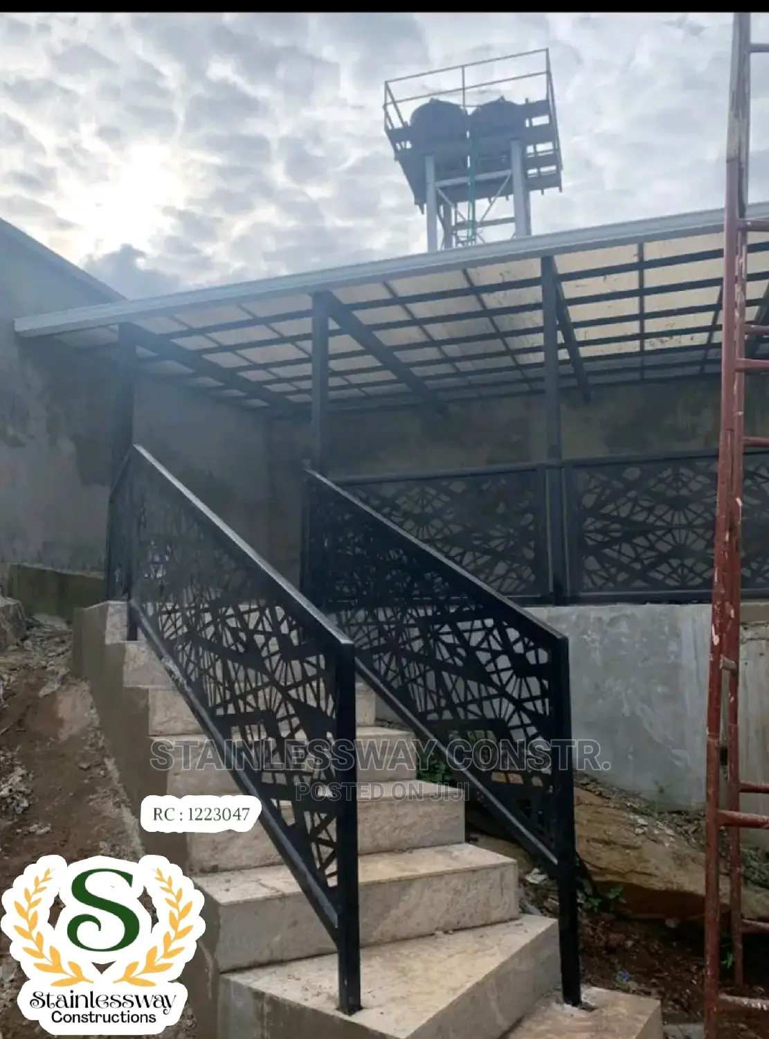 Lasercut Railing at Garki 2 District Abuja