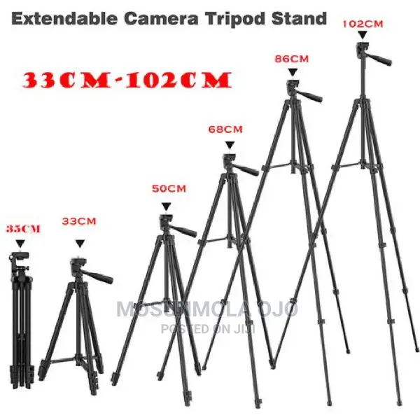 Tripod With Phone Clip for Live Streaming