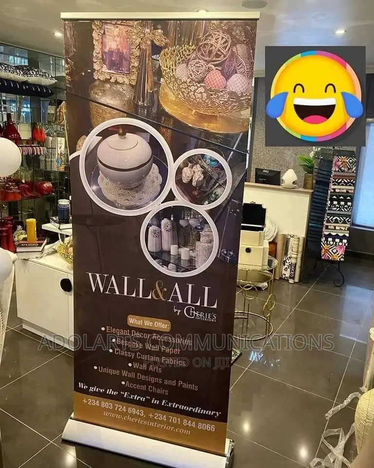 Quality Roll Up Banner Stand With Printing And Stand Alone
