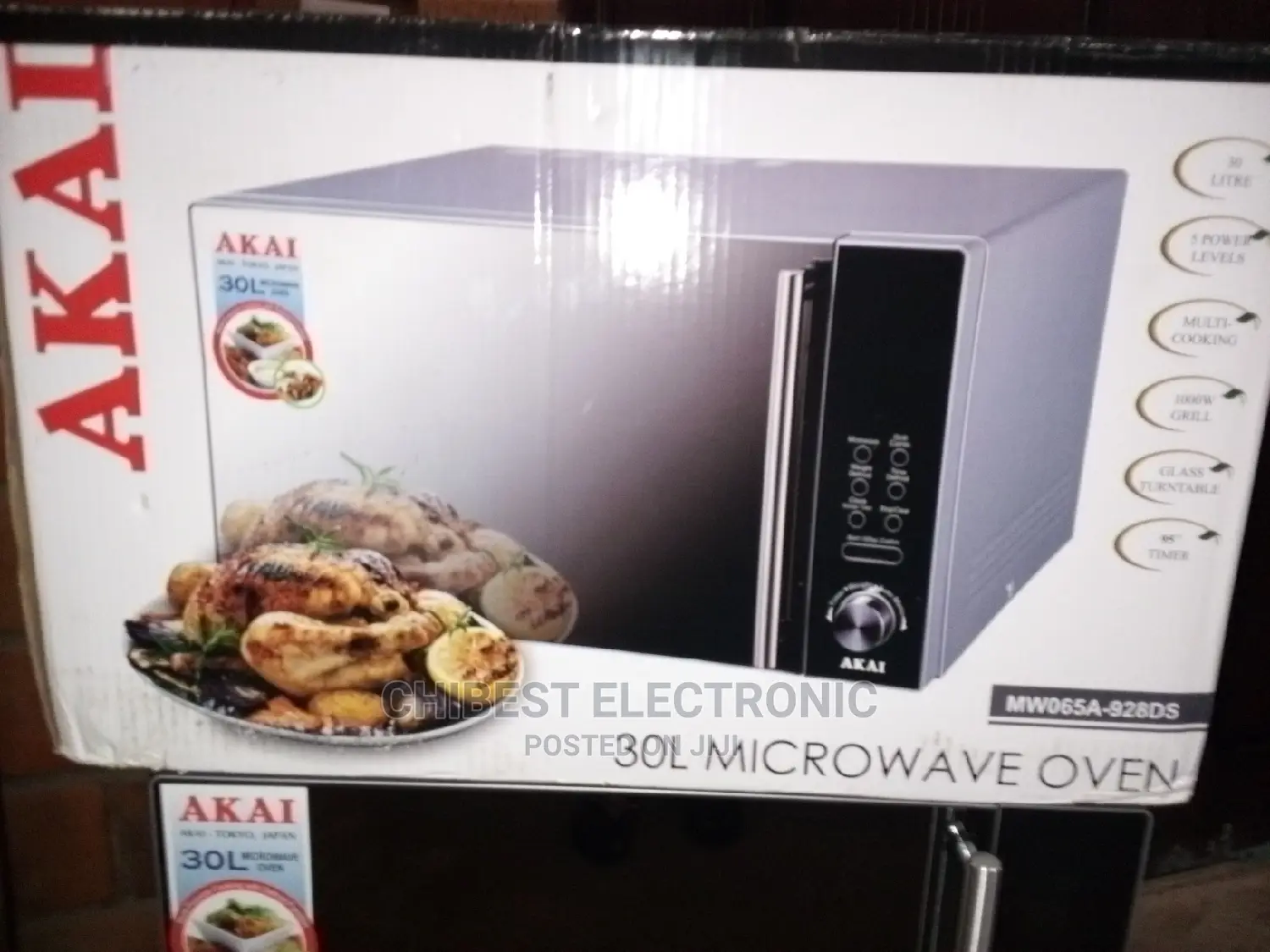 30lit Akai Microwave Oven Brand New With Warranty