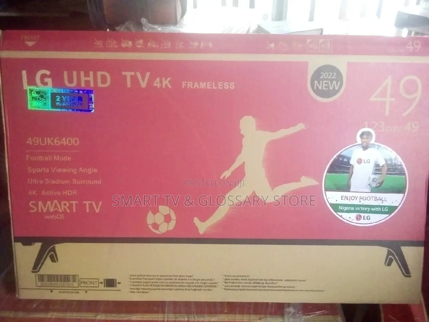 65 Inches Webos LG Smart TV PLUS 2 HDMI