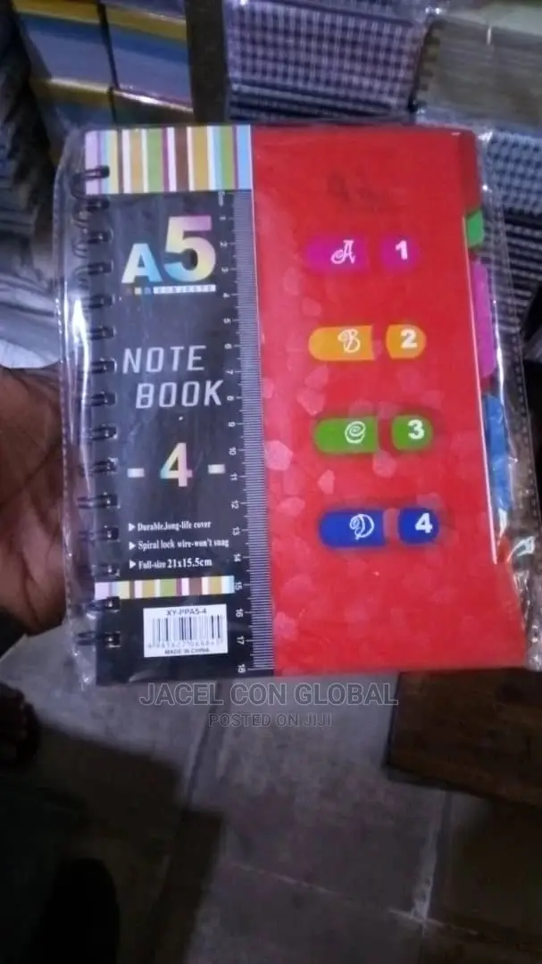 A5 and A4 Size Spiral Notebooks