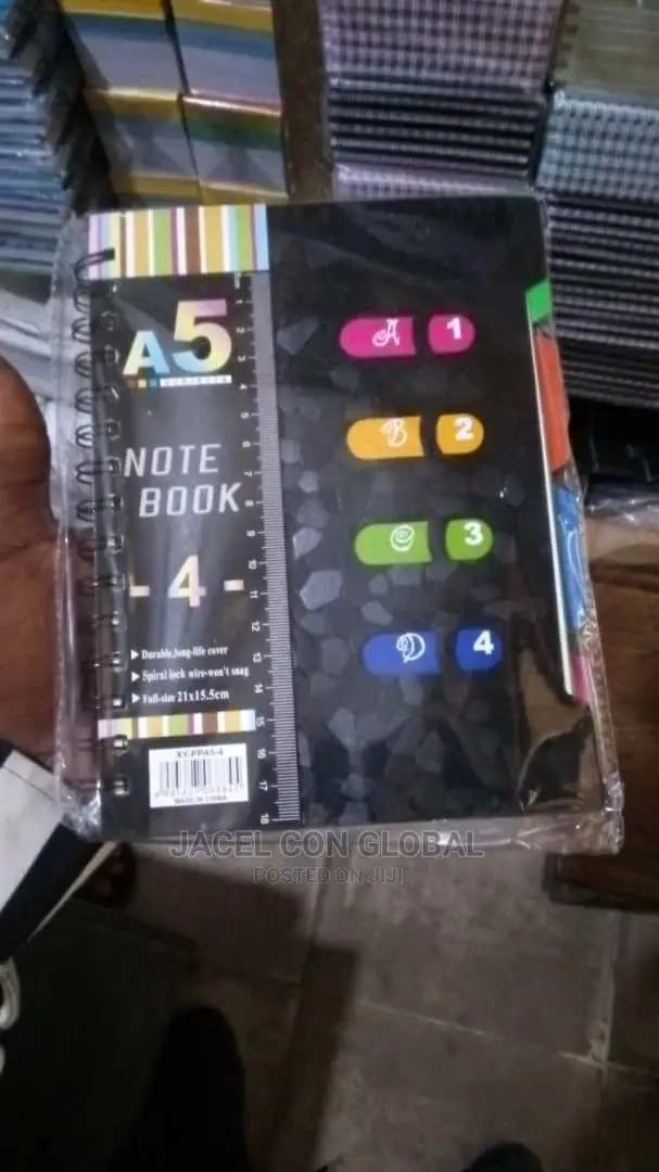 A5 and A4 Size Spiral Notebooks