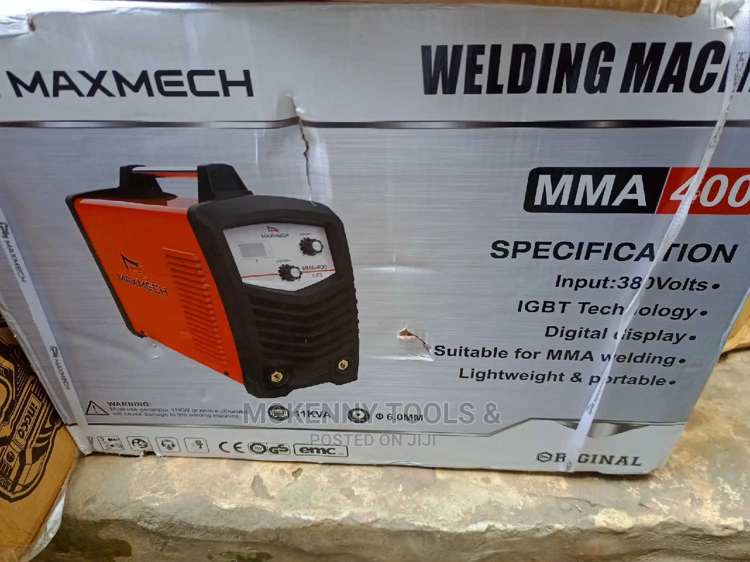 Welding Maxmech Mma 400 Input:380 Volts