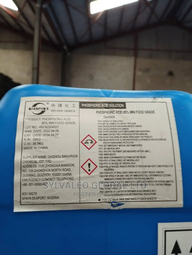 Phosphoric Acid 85% Food Grade