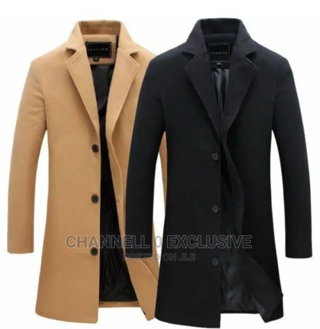 Quality Mens Winter Trench Coat