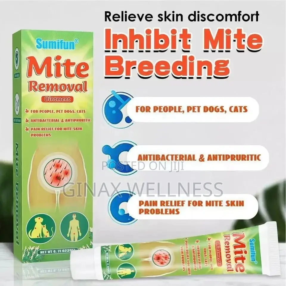 Mite Removal Ointment for Scabies Rash, Pubic Lice, Mites