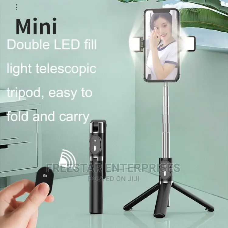 P60 Plus Phone Selfie Stick Fill Light Bluetooth Mobile.