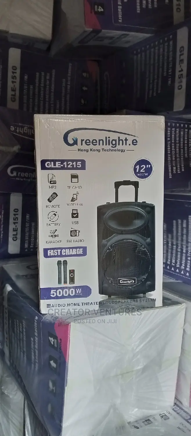 Sound System Rechargeable,Wit 2 Micro Phone,Woofer Speaker