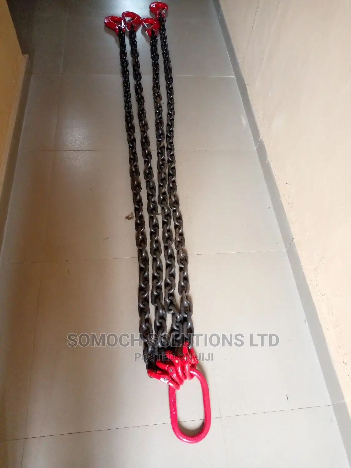 Lifting Chain Sling With 5ton Hook 4 Legs Rachet Binder