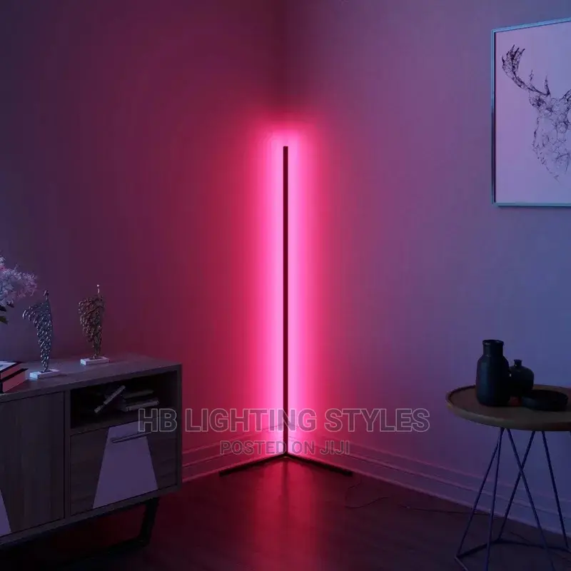 Modern Colorful LED Corner Floor Lamp