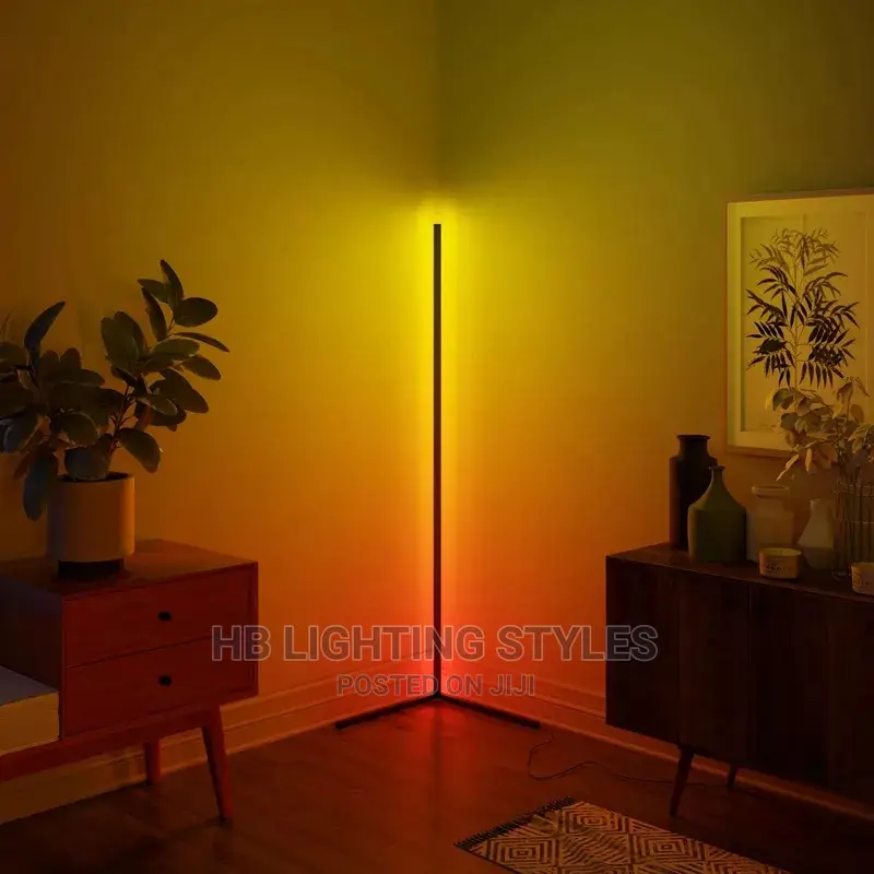 Modern Colorful LED Corner Floor Lamp