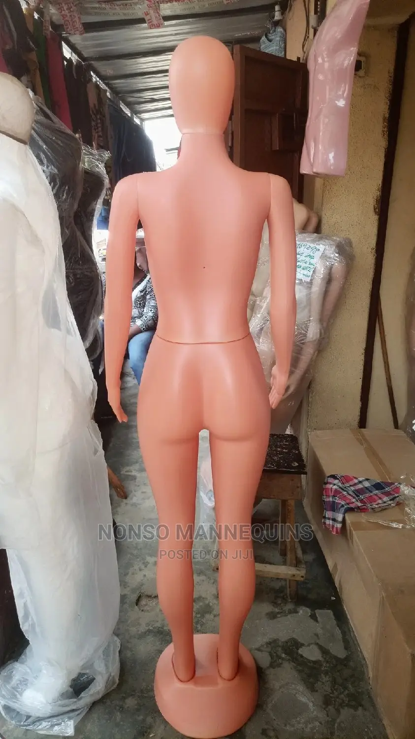 Full Body Detachable Waist Plastic Faceless Mannequin
