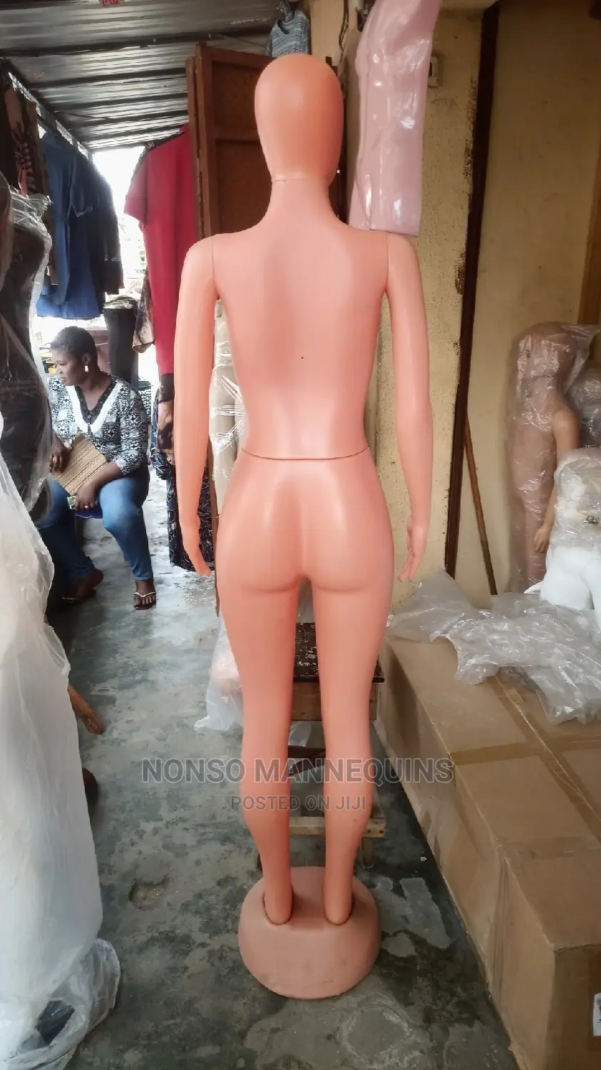 Faceless Full Body Plastic Display Mannequin