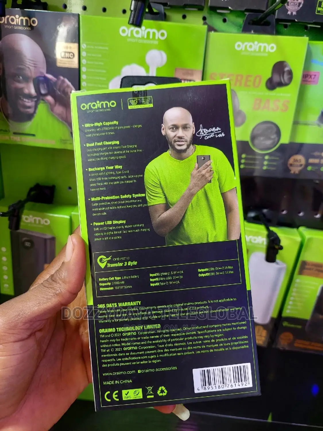 Oraimo 27,000MAH Powerbank (Opb-P271d)