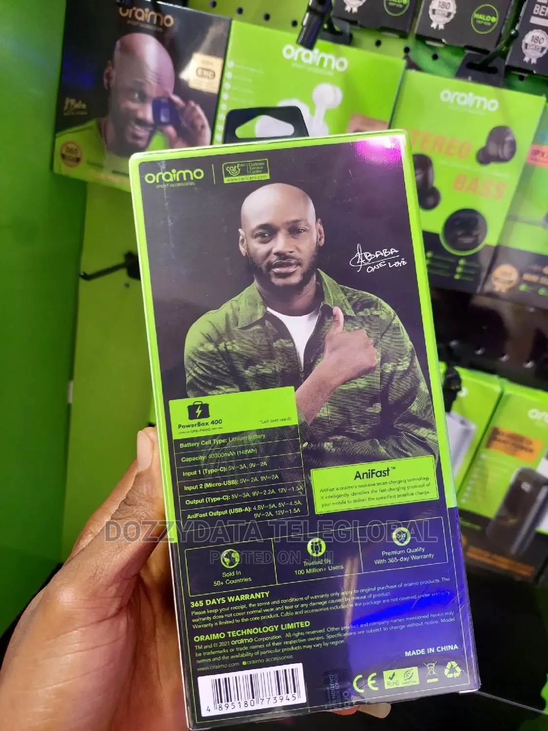 Oraimo 40,000mah Powerbank (Opb-P400q)