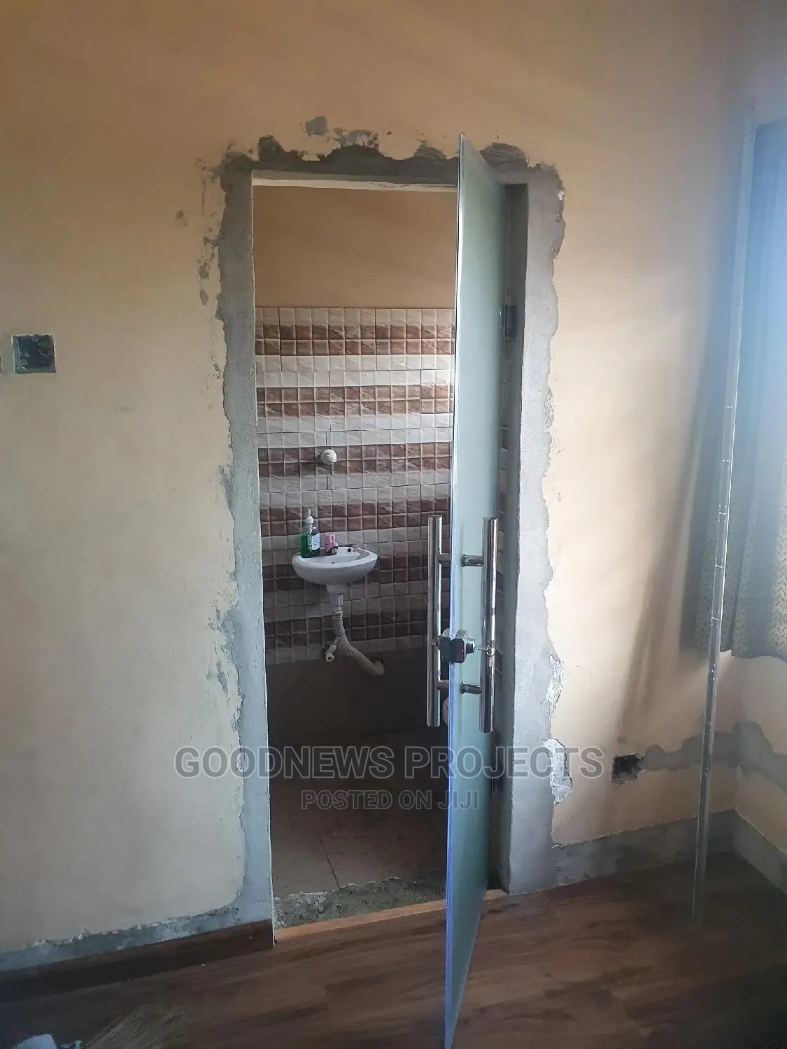Hinge Glass Toilet Door