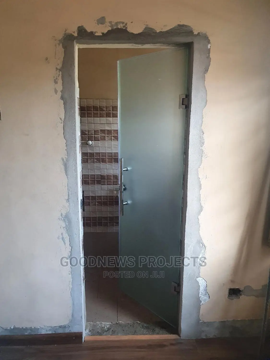 Hinge Glass Toilet Door