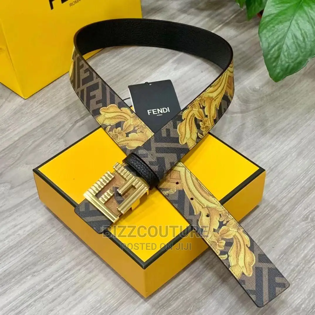 High Quality FENDI Leather Belts Available in Store
