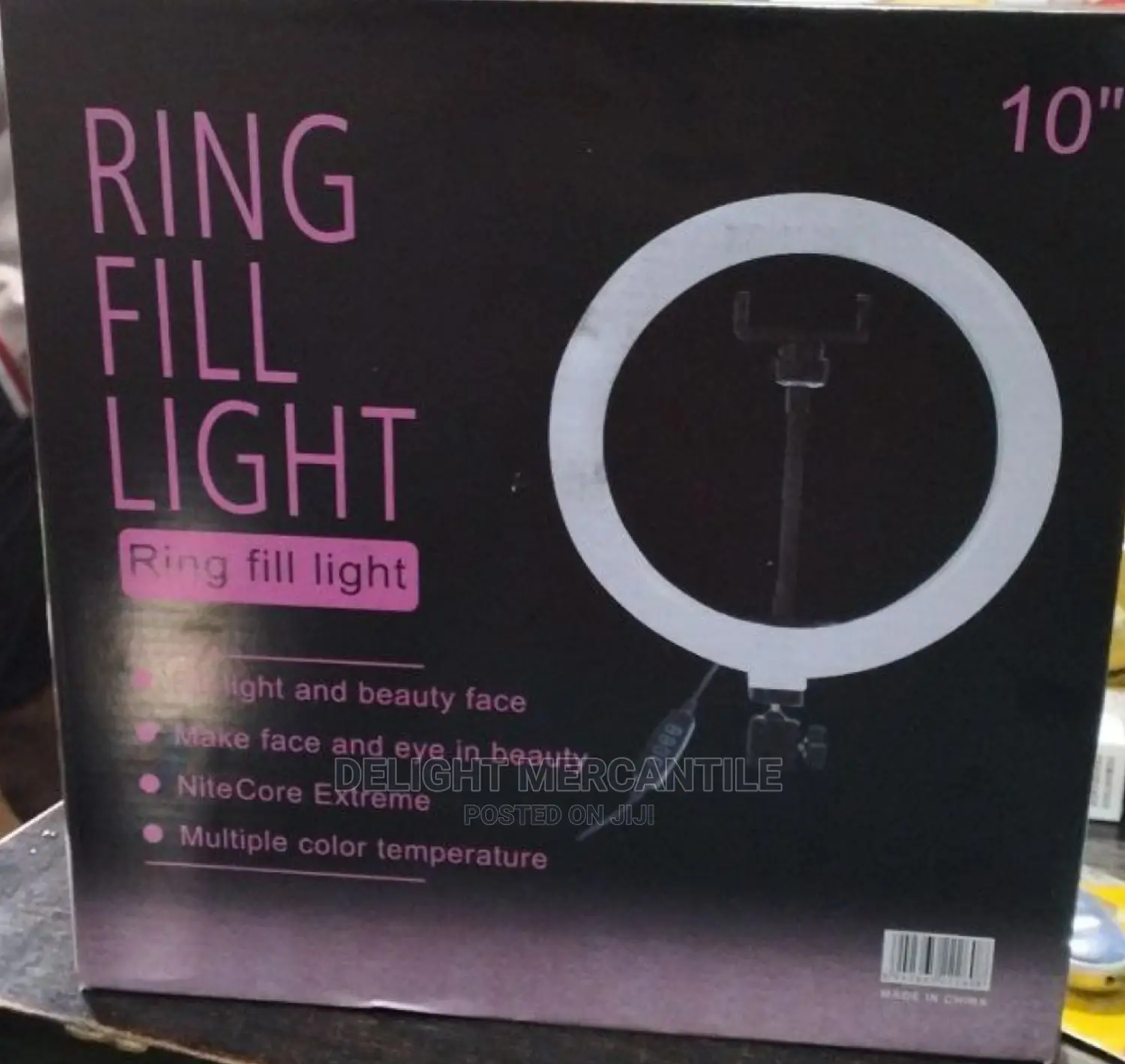 Ring Light With Tripod Stand and Phone Holder