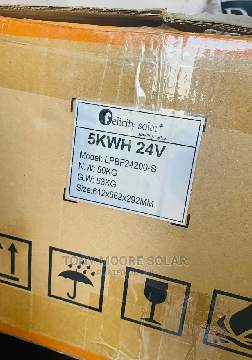 5kwh 24v Felicity Lithium Ion Battery