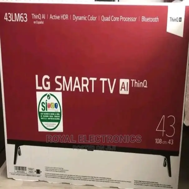 LG LED Smart TV 43 Inch Lm6300 Series Full HD Hdr